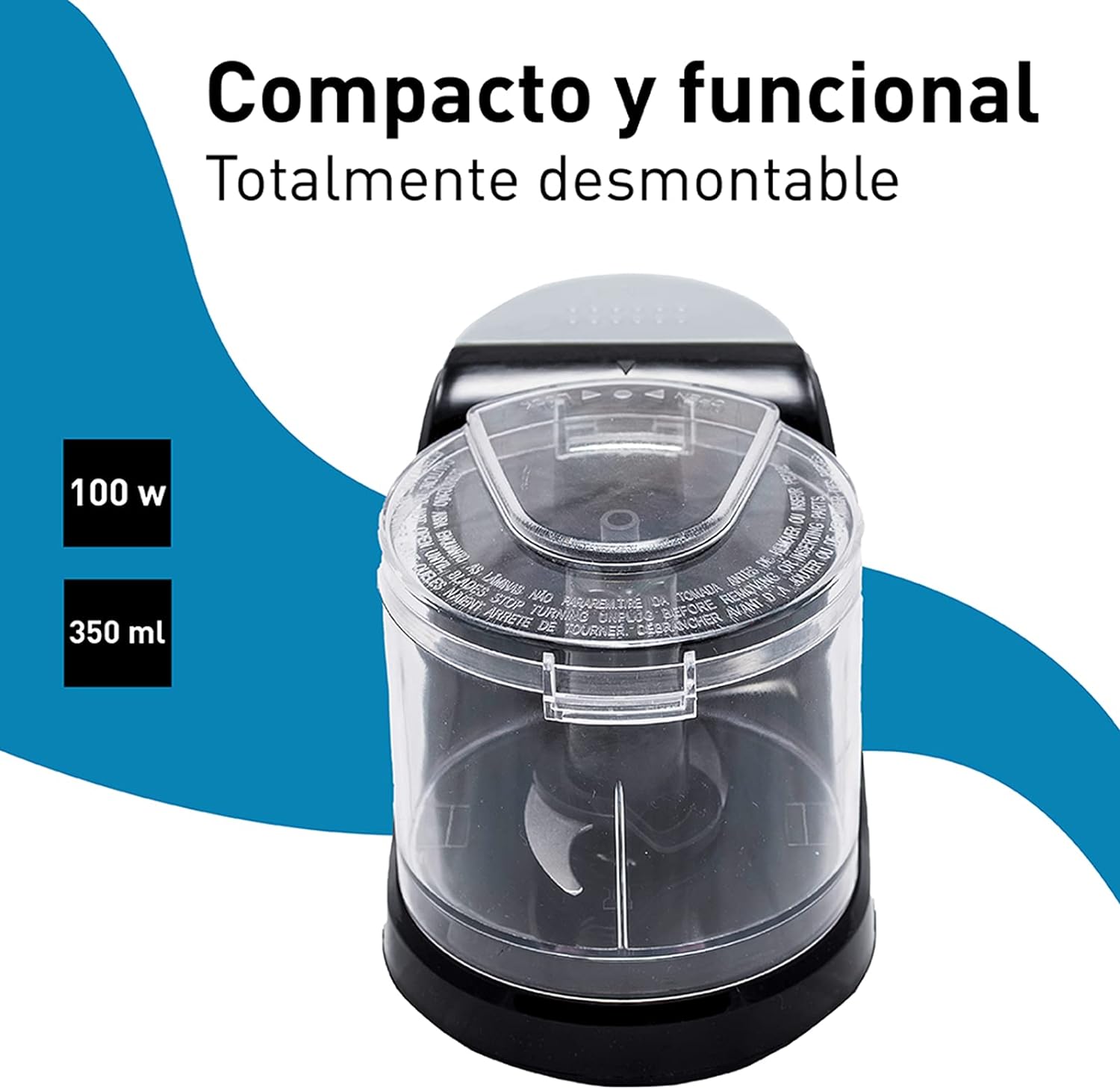 Mini procesador de alimentos Taurus Control de pulso