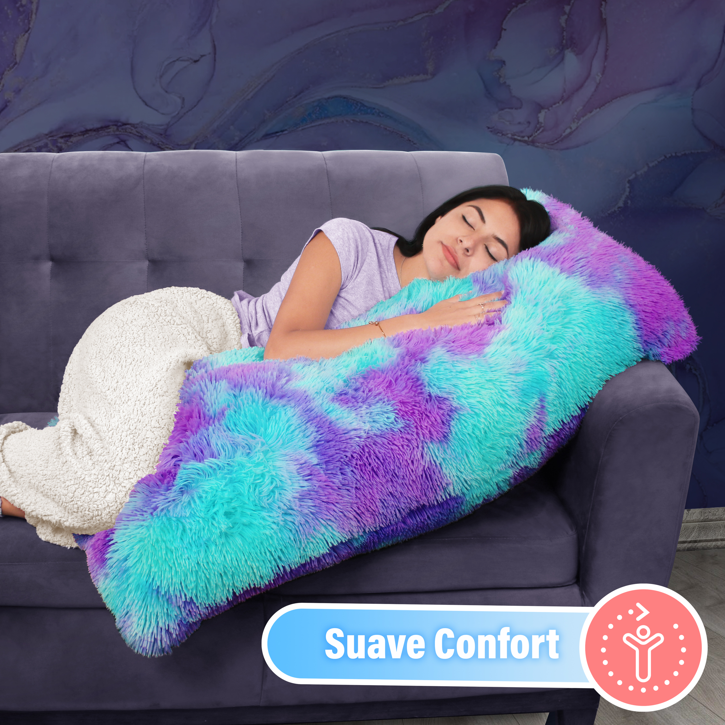Almohada Abrazable sullivan, Extra Larga Cómoda Super suave.