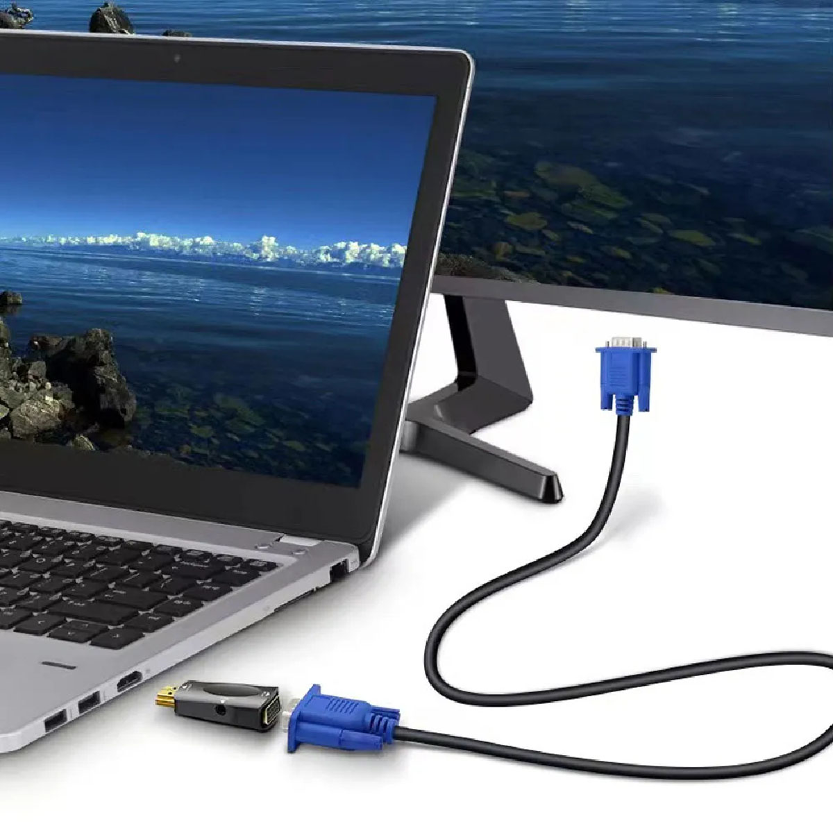 Convertidor de HDMI a VGA Pasivo.