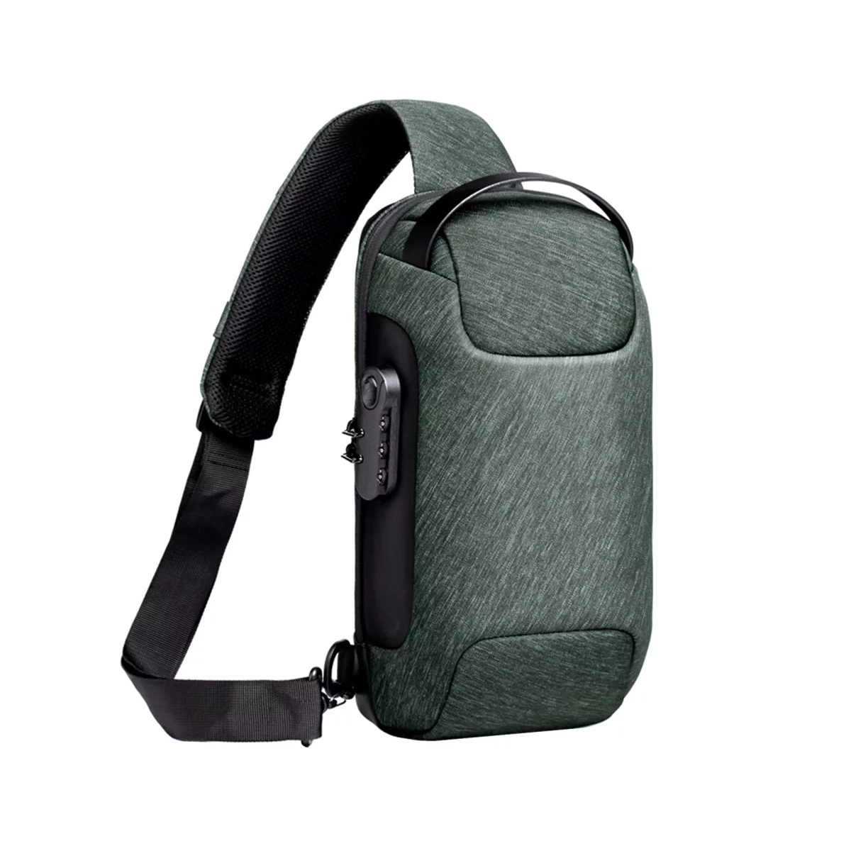 AWAVAM Mini Bolsa Pecho Hombre Impermeable – Bandolera Ligera De Poliéster Para Viajar, Correr Y Ciclismo