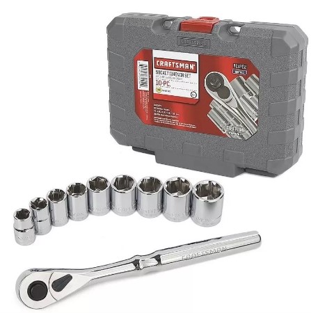 Juego De Llaves De Dados Craftsman Milimetrica 10-pc 3/8 CRAFTSMAN