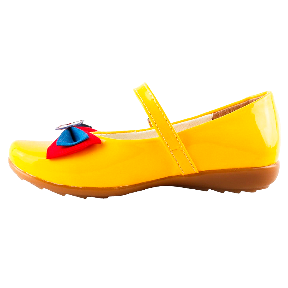 Zapatos Bely Y Beto Flats Niñas Charol Cómodas 03 Amarillo