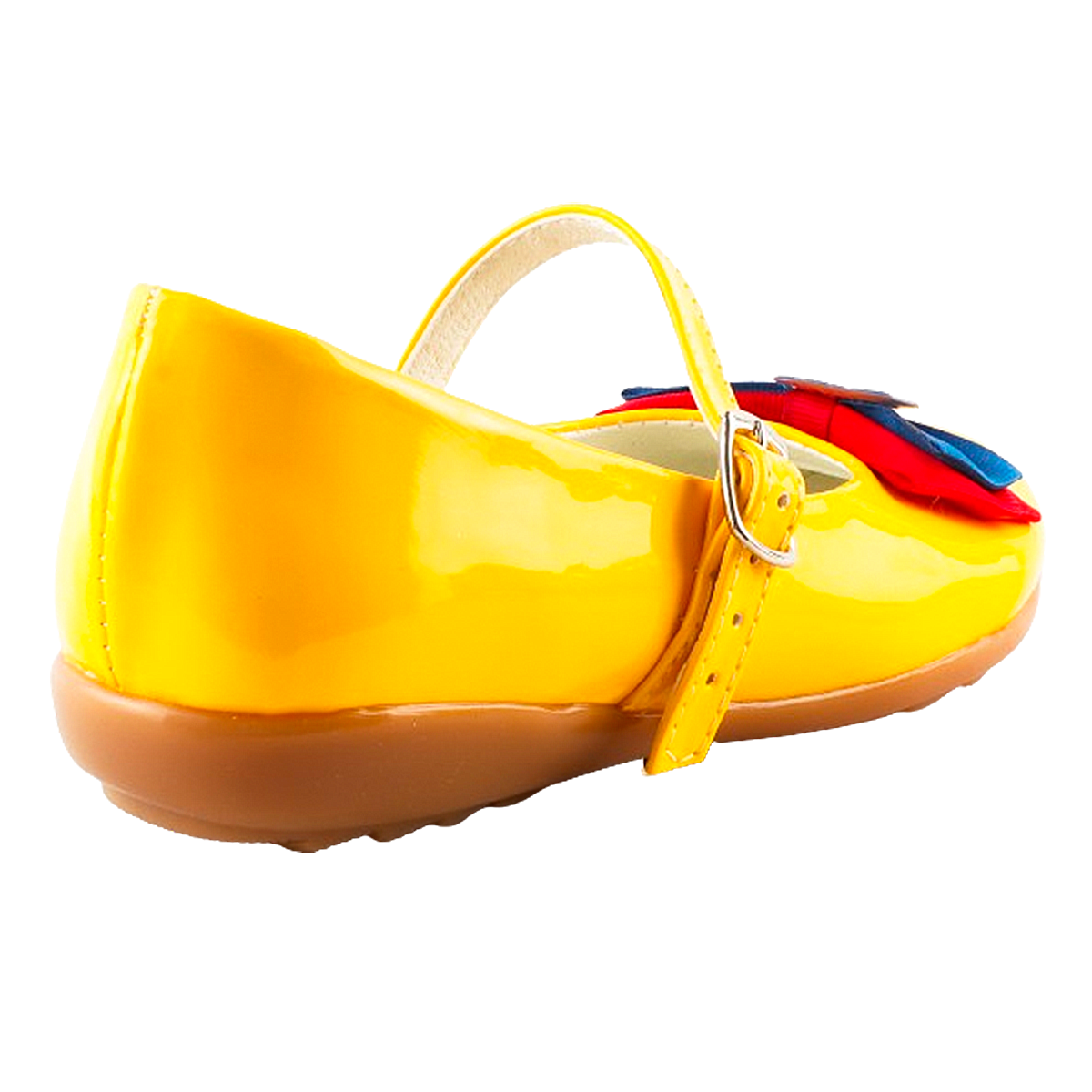 Zapatos Bely Y Beto Flats Niñas Charol Cómodas 03 Amarillo