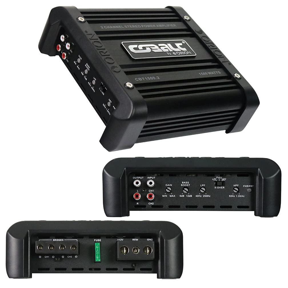Amplificador ORION Cobalt CBT1500.2 de 2 Canales: Potencia de 1500 Watts
