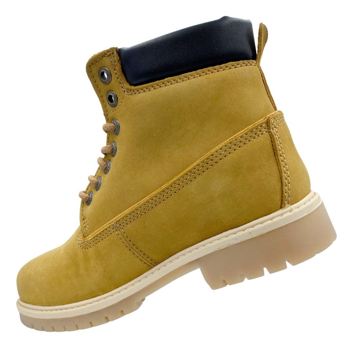 Botas Jeep De Piel Para Caballero Modelo 3801 Color Miel.