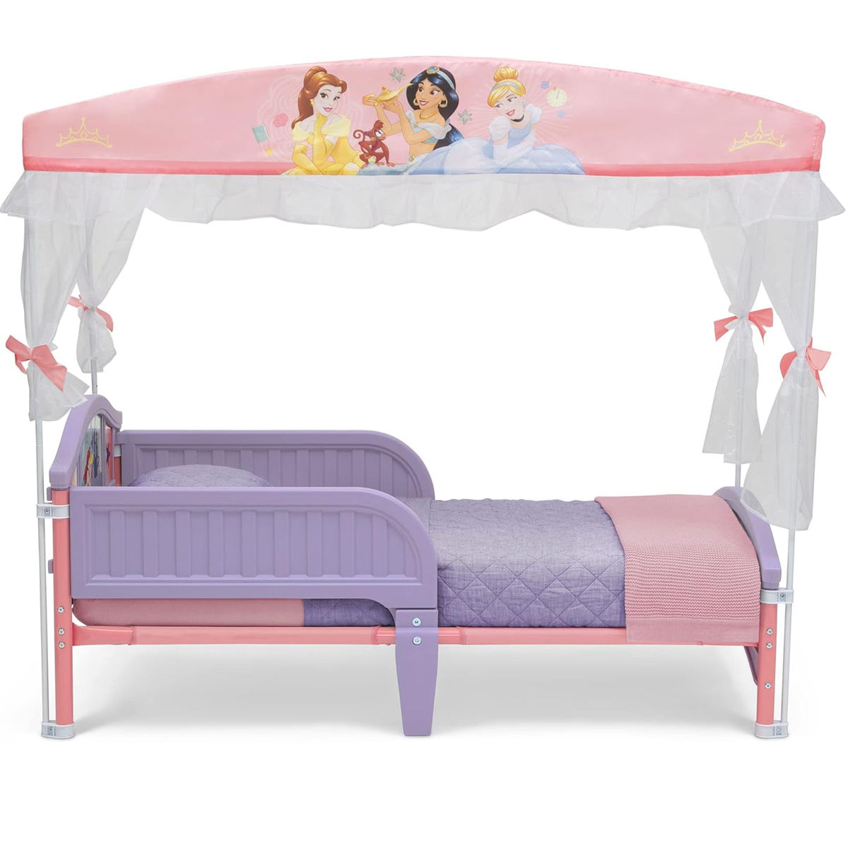 Cama Cuna Con Toldo Delta Children Princesas Lila