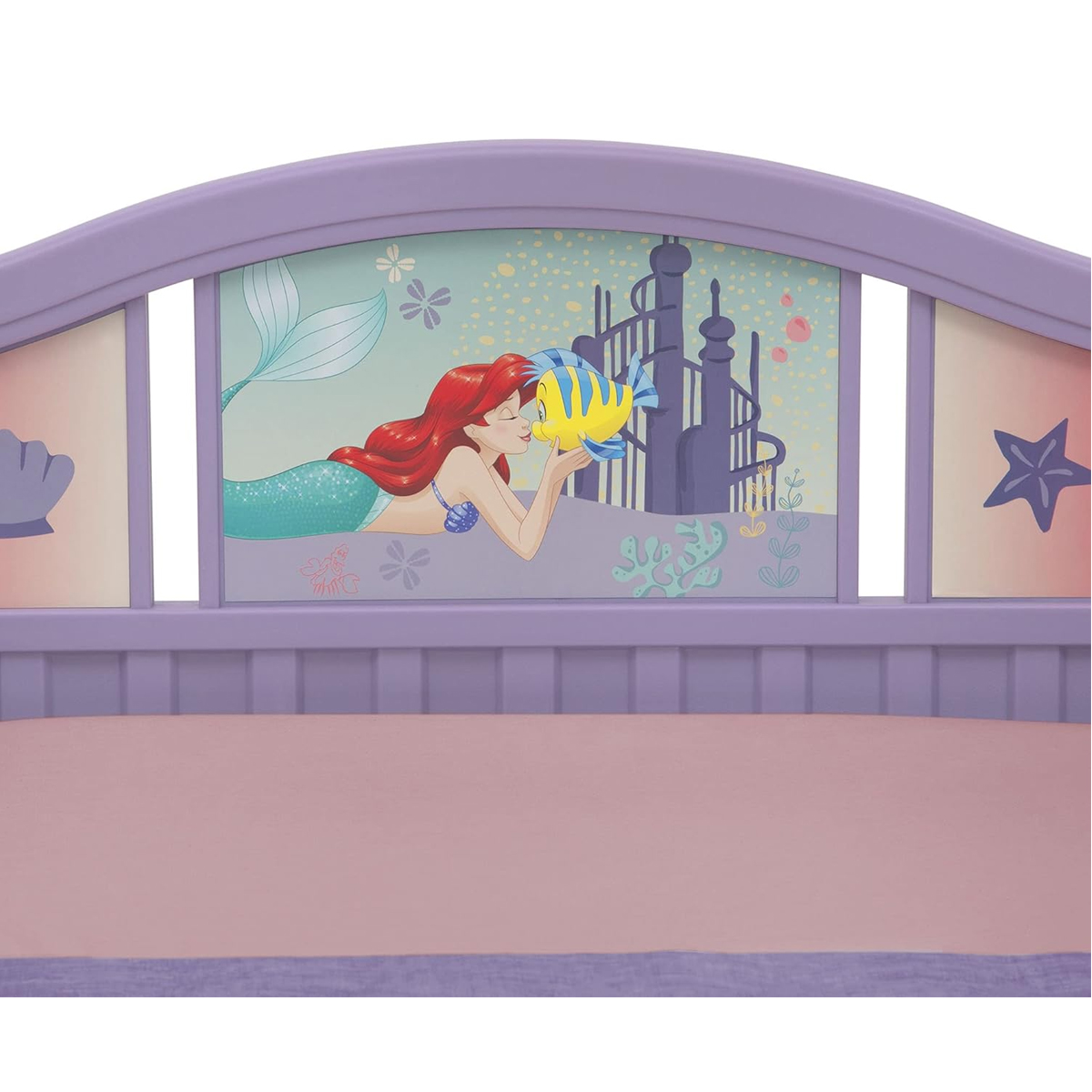 Cama Cuna Con Toldo Delta Children Princesas Lila