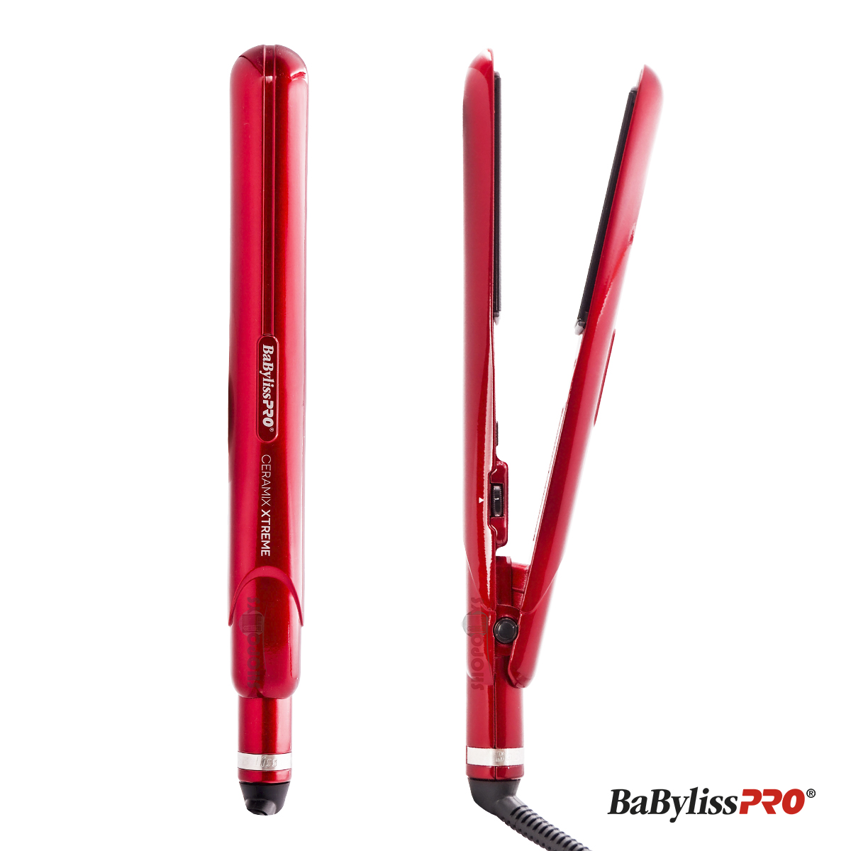 Plancha Ceramica Babyliss Profesional Ceramix Xtreme Roja