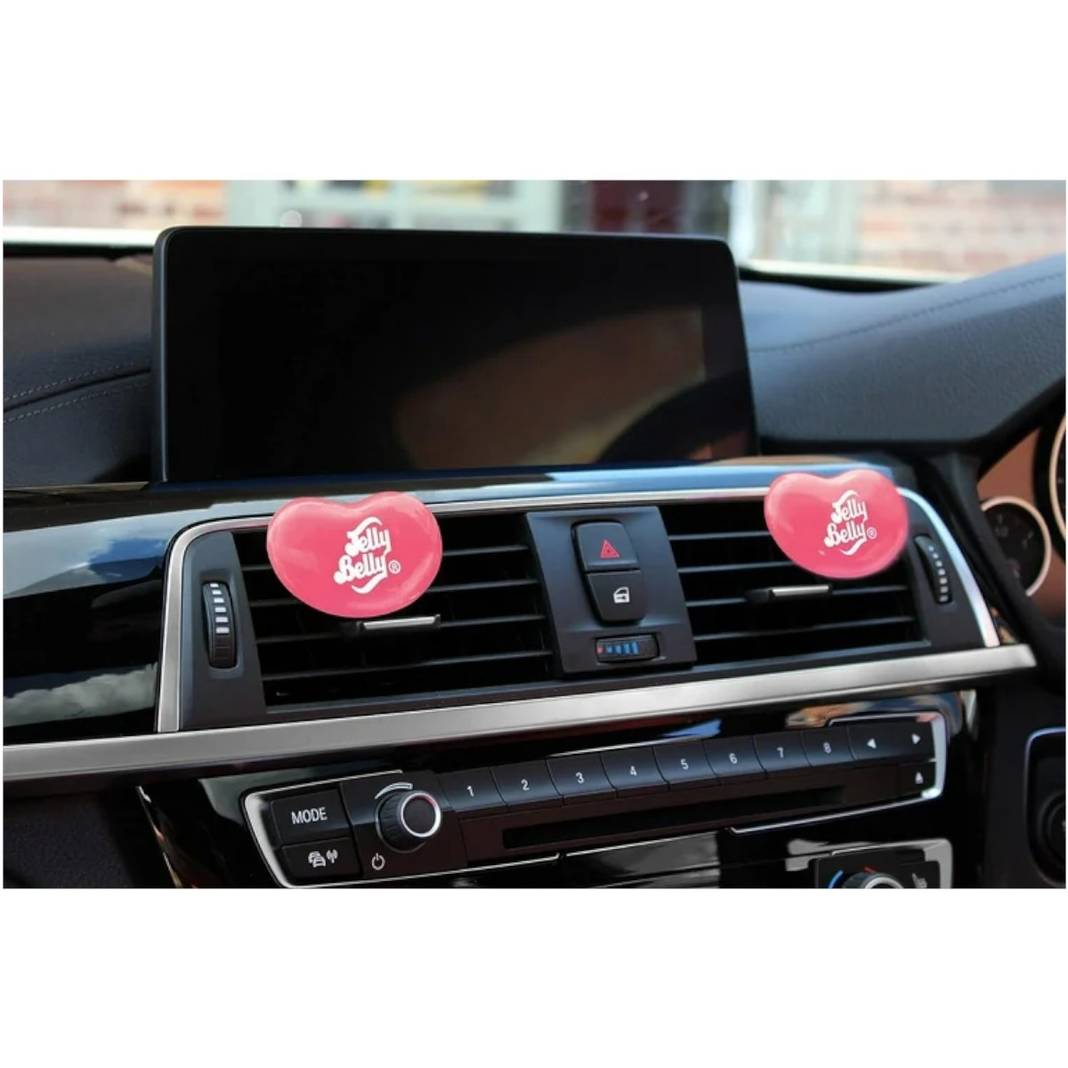 Aromatizante Auto Jelly Belly Tutti-Fruitti 2 Piezas frutal.