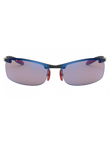 Lentes de sol Ray Ban RB8305M F005/H0 Scuderia Ferrari Collection Square Shape Azul