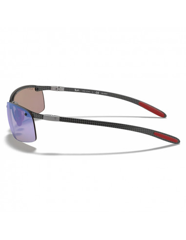 Lentes de sol Ray Ban RB8305M F005/H0 Scuderia Ferrari Collection Square Shape Azul