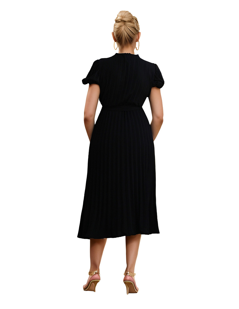 Vestido casual midi Bai Li plisado .