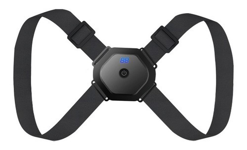 "Corrector De Postura Ajustable Unisex Sensor Inteligente negro talla unica "