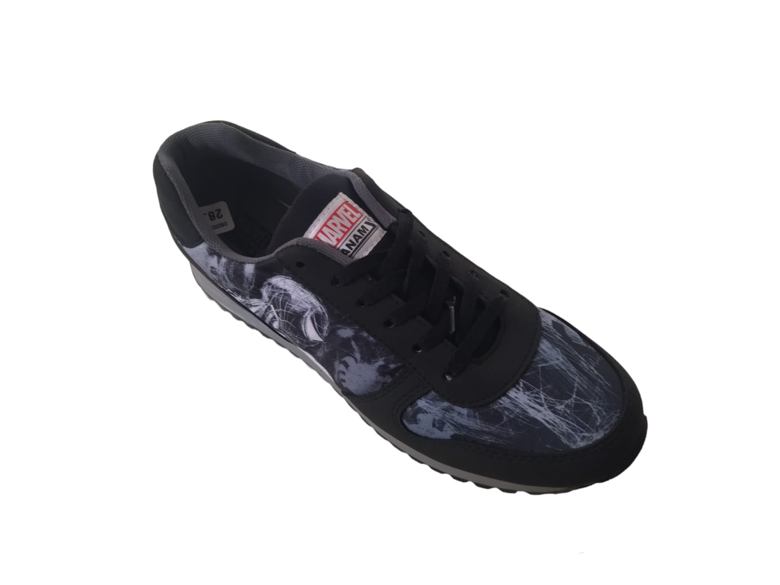 Tenis Panam edicion especial Marvel Spiderman Negro