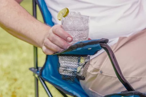 SILLA DE CAMPISMO AZUL.