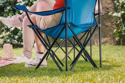 SILLA DE CAMPISMO AZUL.