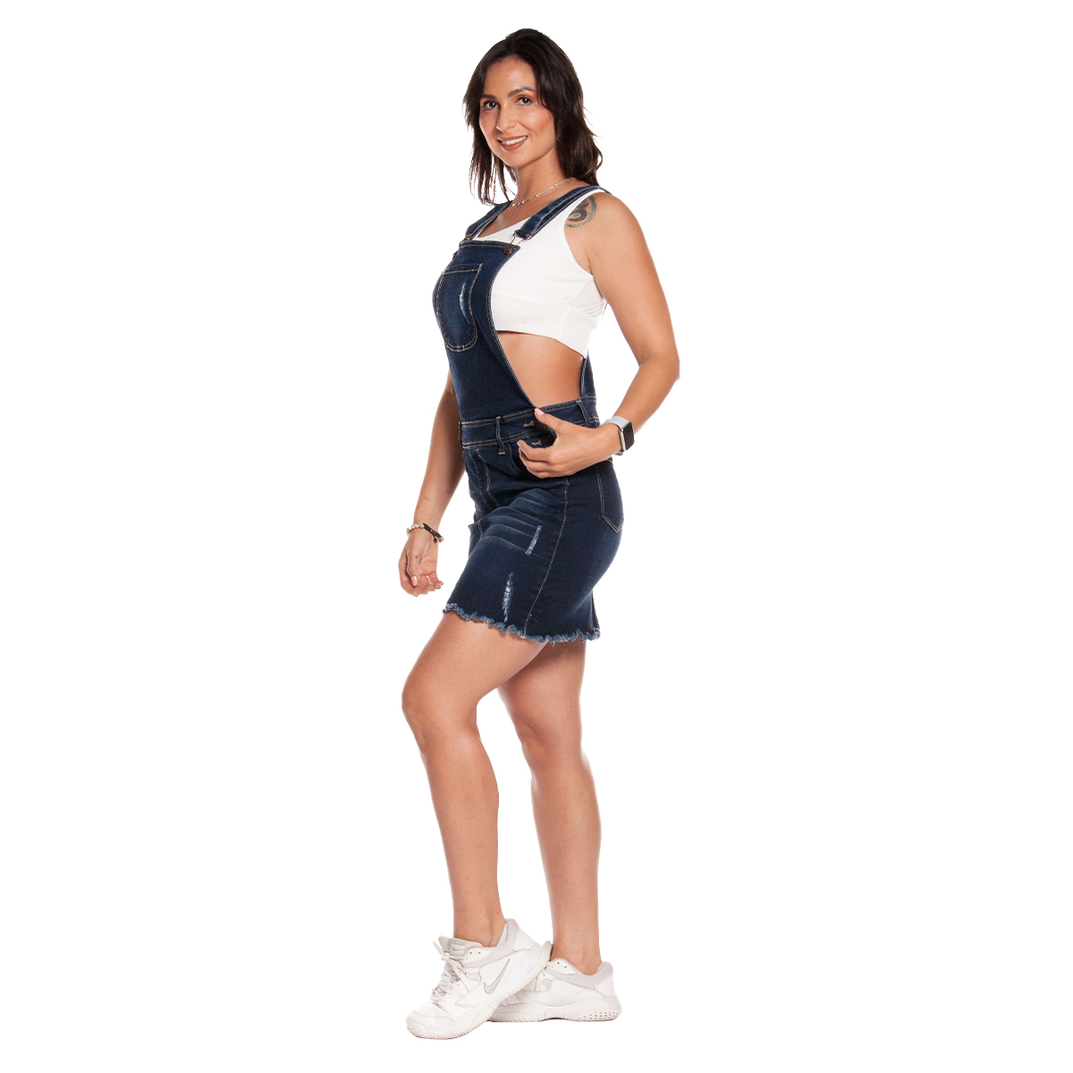 JUMPER FALDA DE MEZCLILLA STRETCH CASUAL