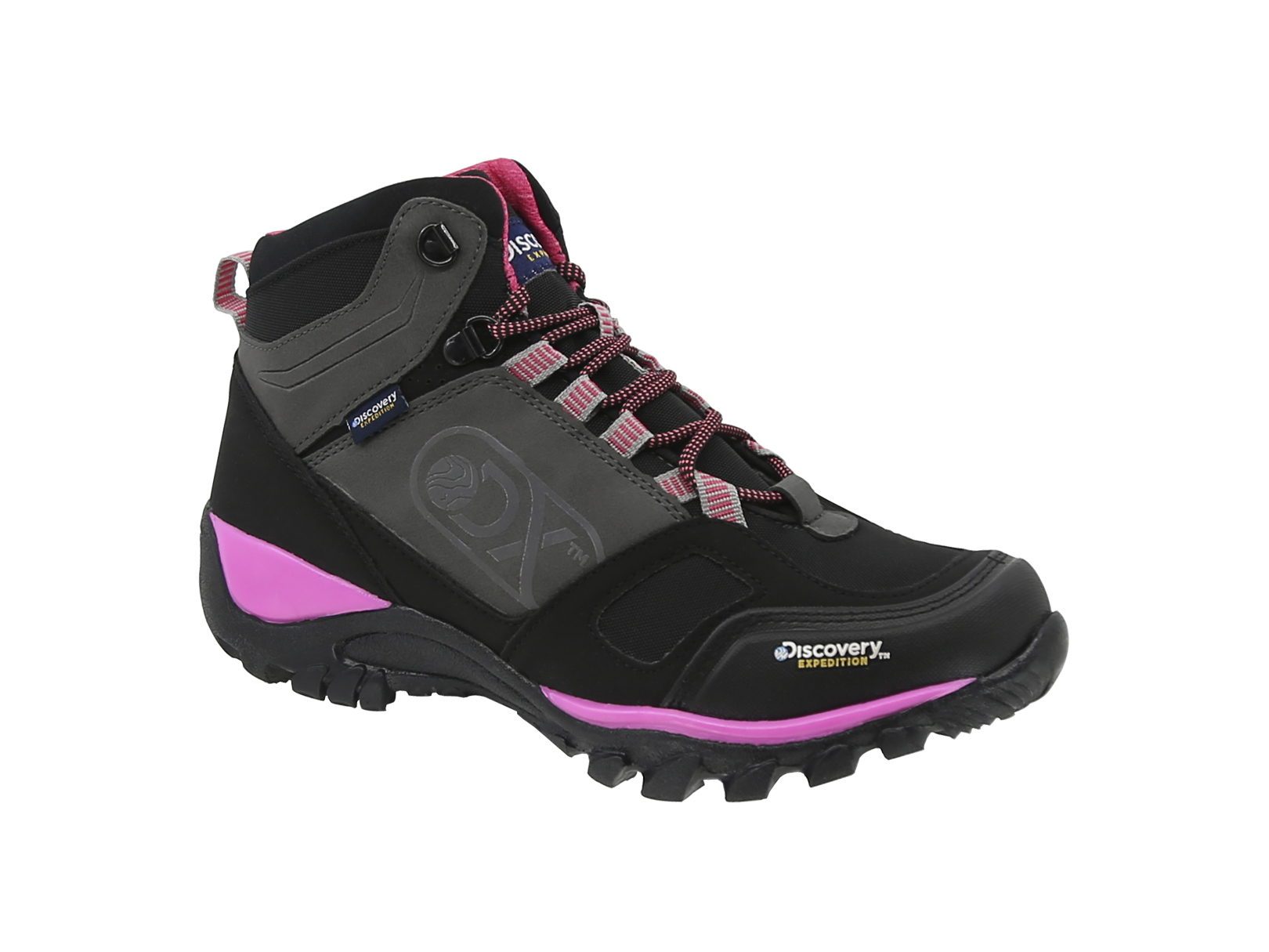 Bota Hiking Discovery Expedition Sochi 1963 Negro Fiusha Para Dama