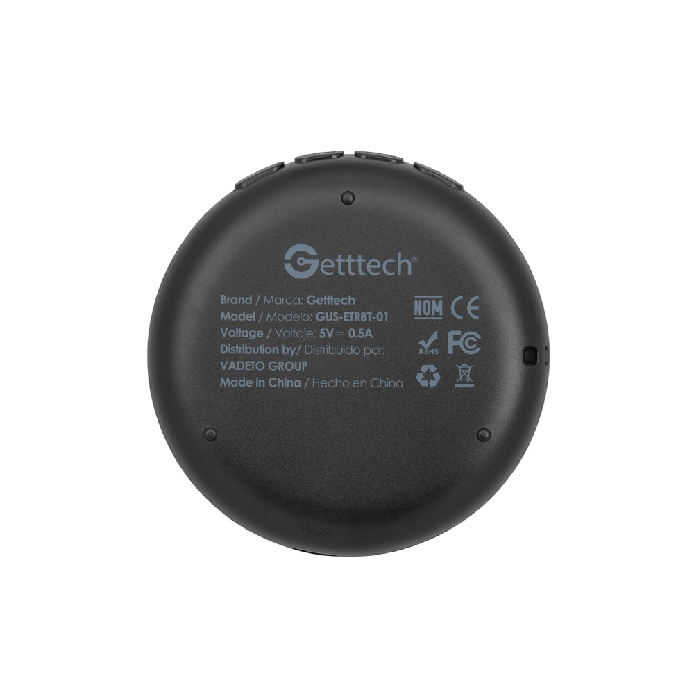 MINI BOCINA GETTTECH INALAMBRICA RGB CARGA TIPO C.