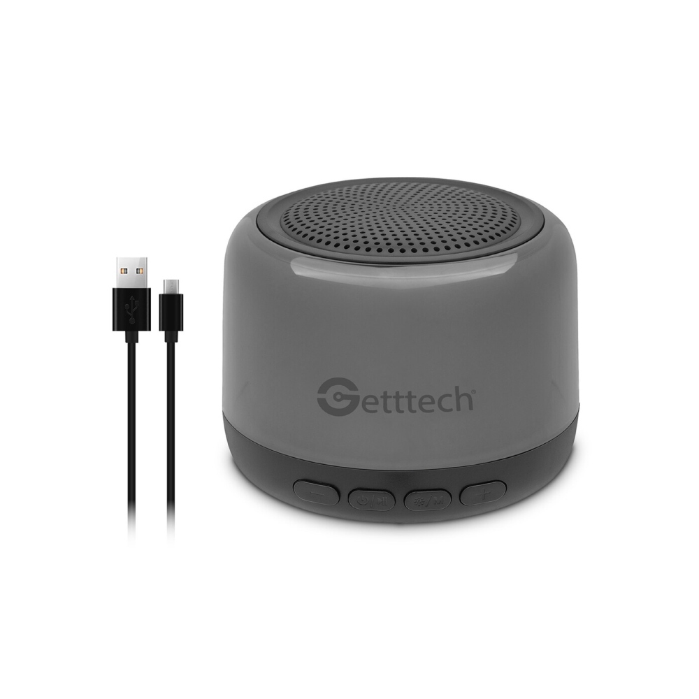 MINI BOCINA GETTTECH INALAMBRICA RGB CARGA TIPO C.