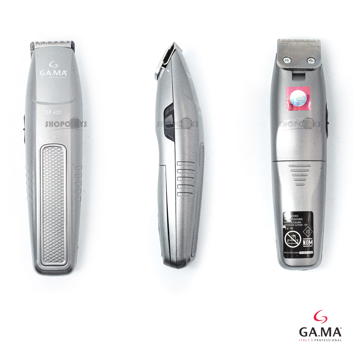 Combo Kit Cortadora + Terminadora Cabello Ga.ma Italy