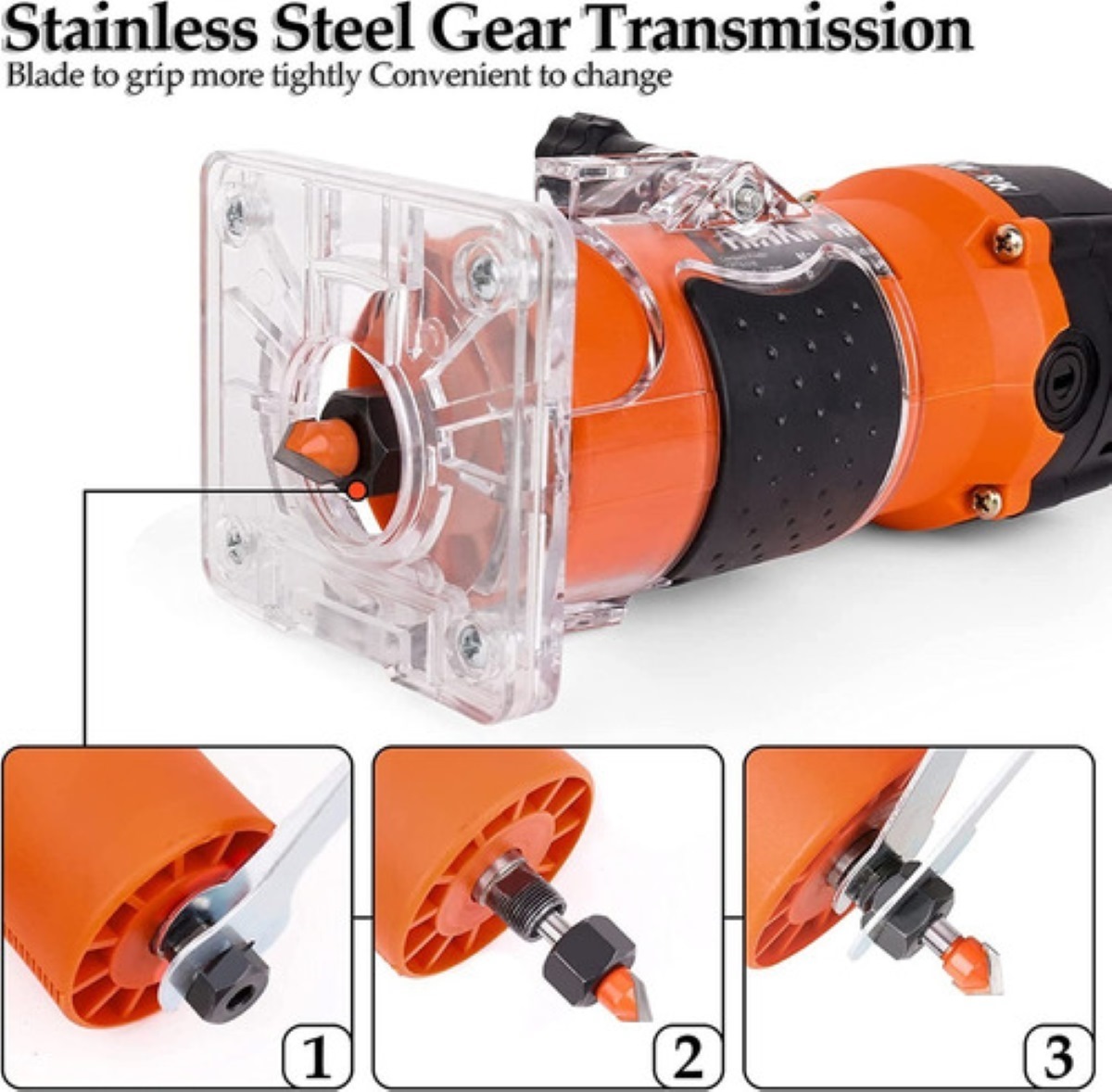 Router Madera Recortadora Rebajadora 800w + 15 Brocas Carburo