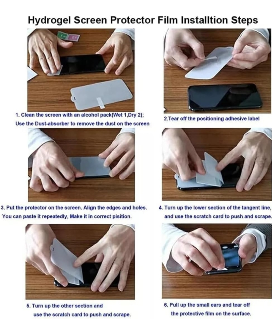 Mica de Hidrogel Mate para OPPO Reno11 5G - Protección de Pantalla Anti-Huellas y Anti-Reflejos - Ajuste Preciso y Acabado Mate Premium DOS PIEZAS