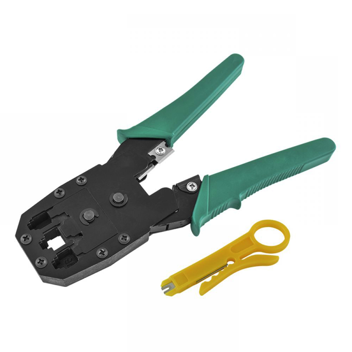 Pinza Ponchadora Cable Red Telefónico Ethernet RJ45 RJ11 RJ12.