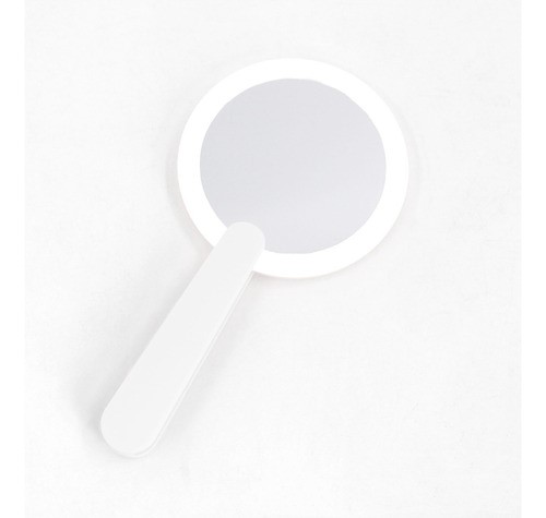 Espejo Maquillaje Luz Led Con Lupa Aumentos Blanco