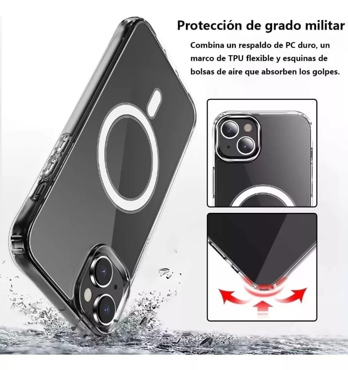 Kit Para iPhone 11 Pro Max, Case, Cubo, Cable, Cargador Inalambrico y Audifonos.