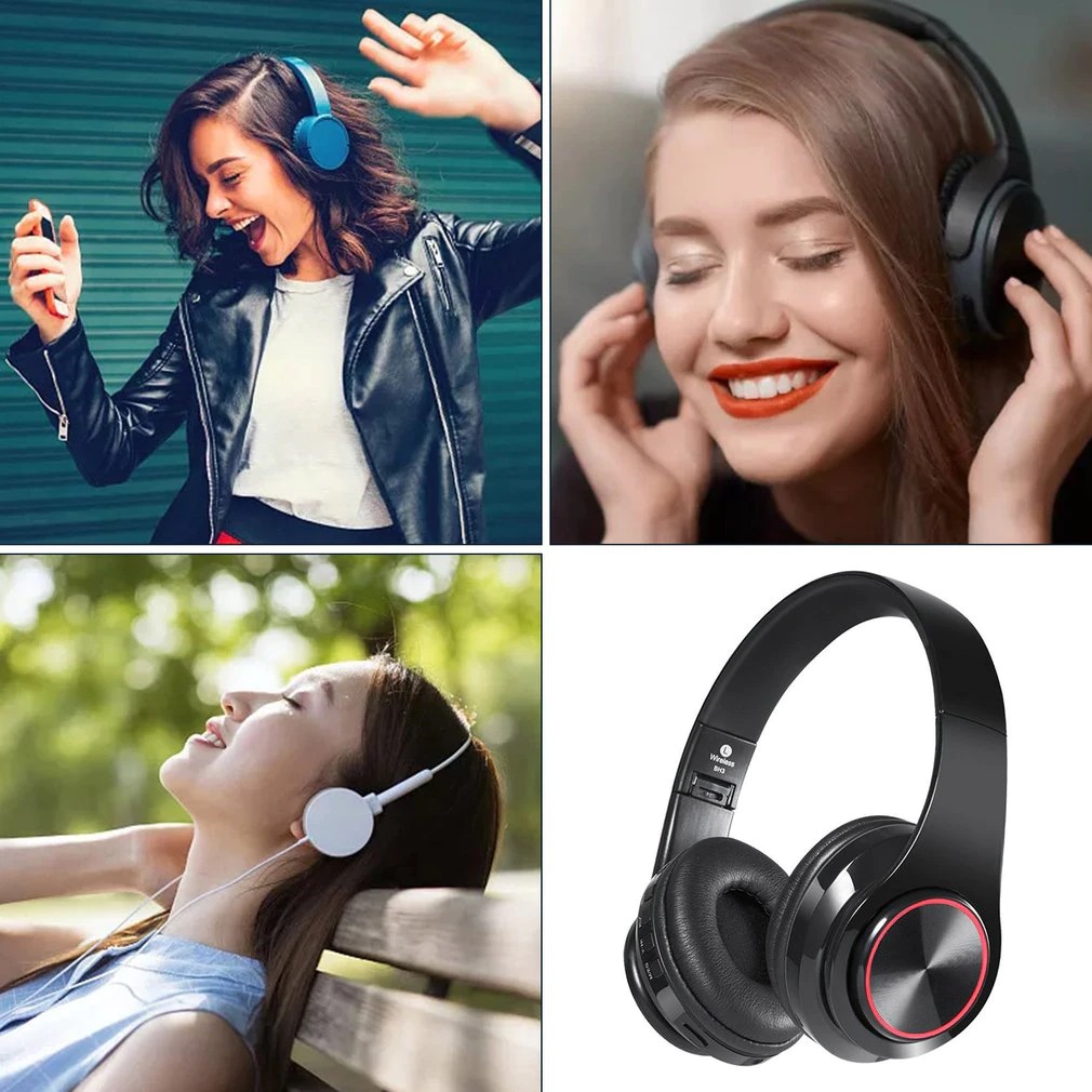 Audifonos Gamer Bluetooth con Luz RGB.