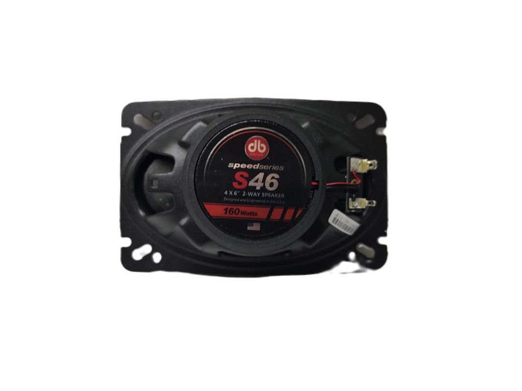Bocinas Coaxiales DB Drive S46 55W RMS 4x6 Pulgadas 2 Vías Speed Series.