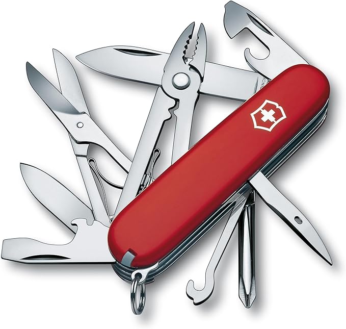 Victorinox Deluxe Tinker para 17 Usos, Rojo