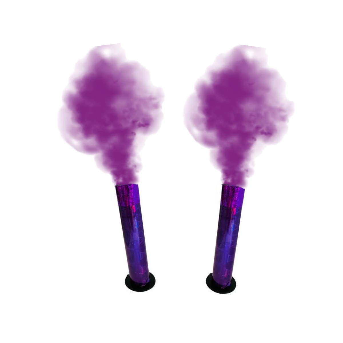 Vengala de humo celebración fiesta cumple sesion fotografica color morado 2pz.