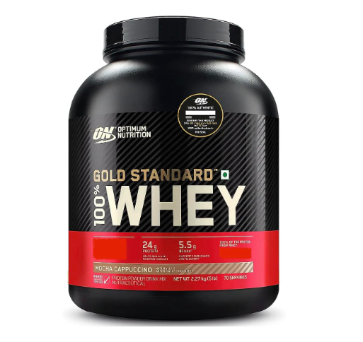Proteina Gold Standard 100% Whey 5lb 2.27kg 73 serv .