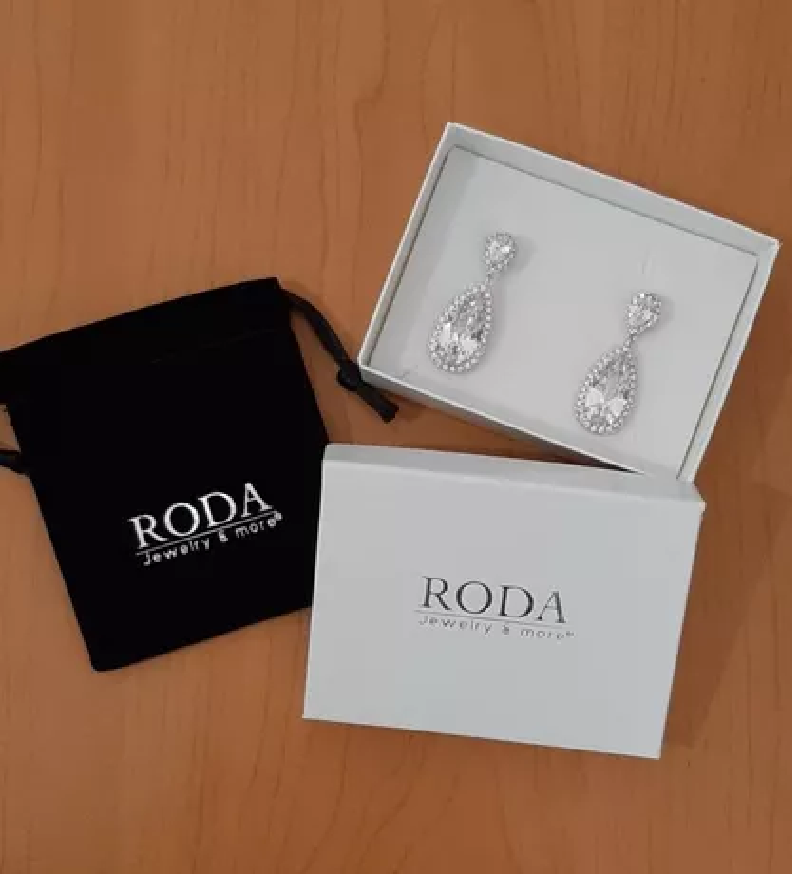 Finos Aretes Fiesta Lujo Zirconias Corte Diamante