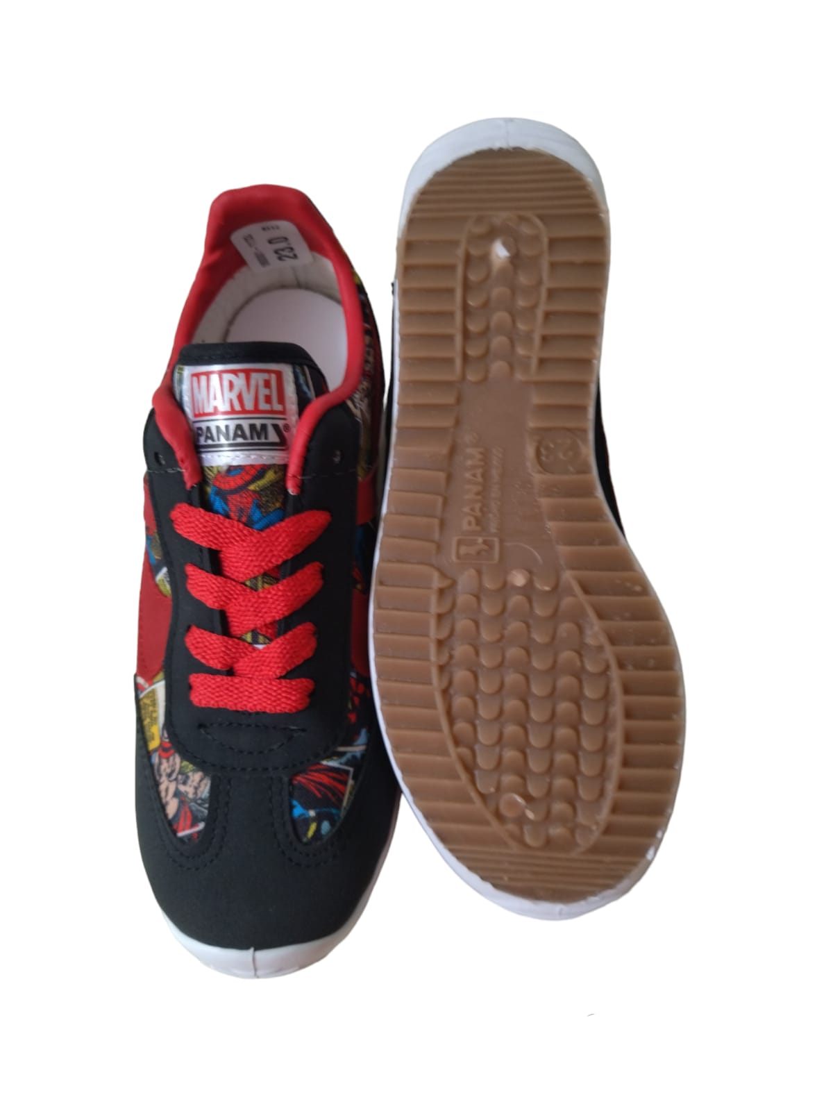 Tenis Panam edicion especial Marvel Comics ironman talla 23cm
