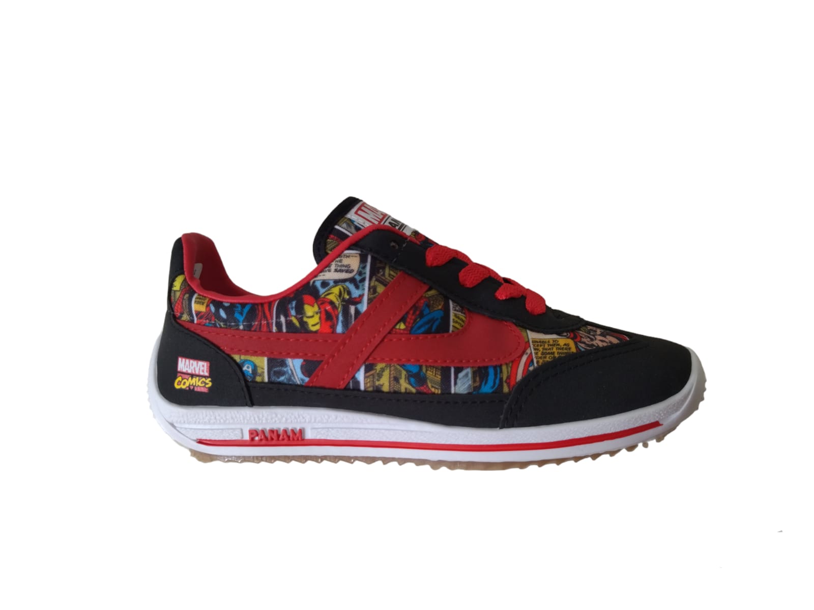 Tenis Panam edicion especial Marvel Comics ironman talla 23cm