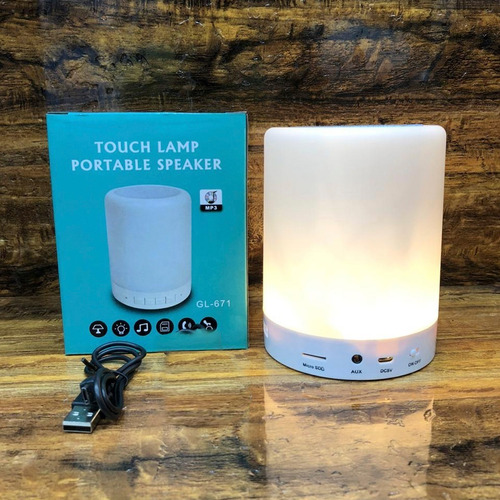 Bocina Bluetooth Recargable Led Rgb.