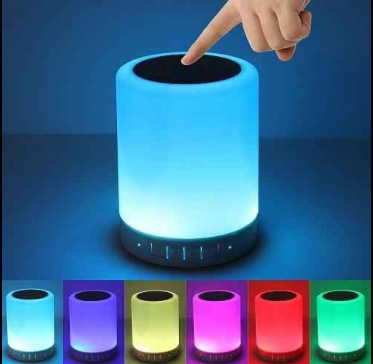 Bocina Bluetooth Recargable Led Rgb.