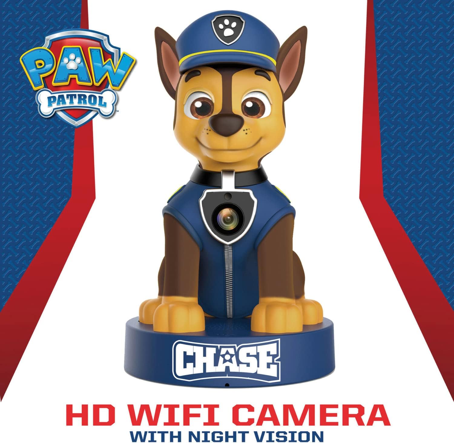 Camera De Seguridad  Monitor HD PAW Patrol Chase Con Visón Nocturna