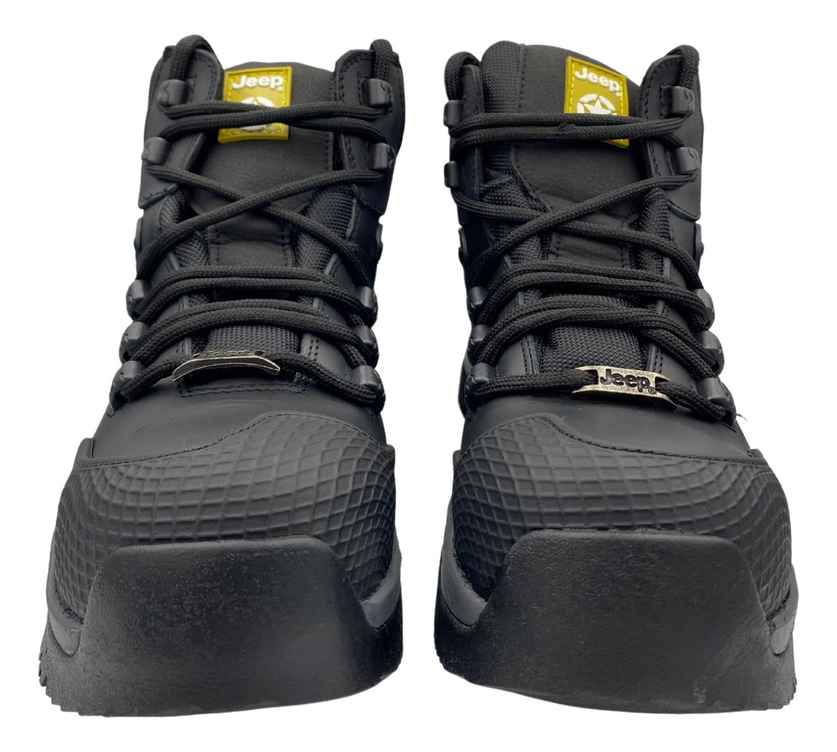 Bota Industrial Jeep Modelo 3560 Con Casco Policarbonato Para Caballero.