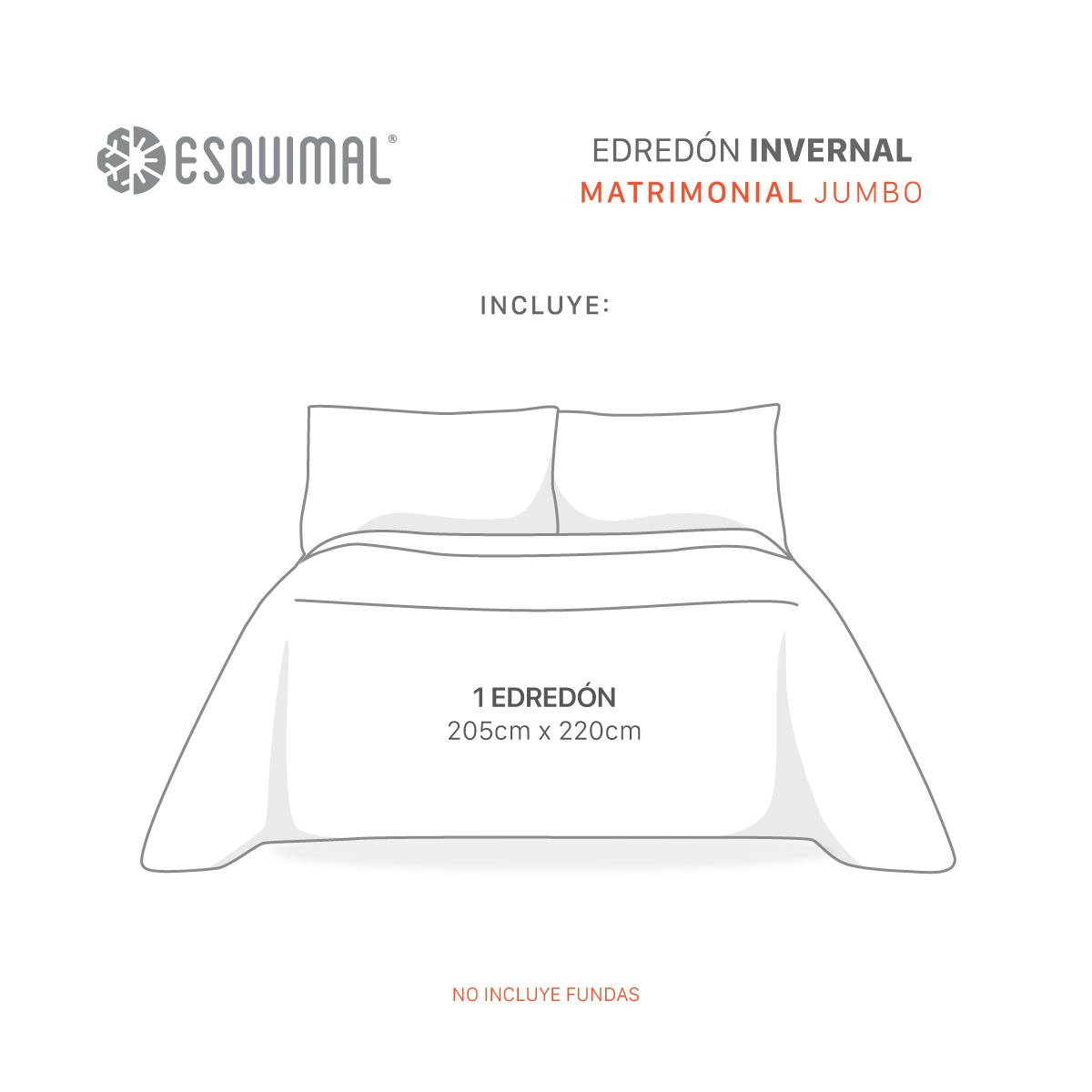 Cobertor con Borrega Jumbo Matrimonial Edredón de Máxima Suavidad - Montero ESQUIMAL.