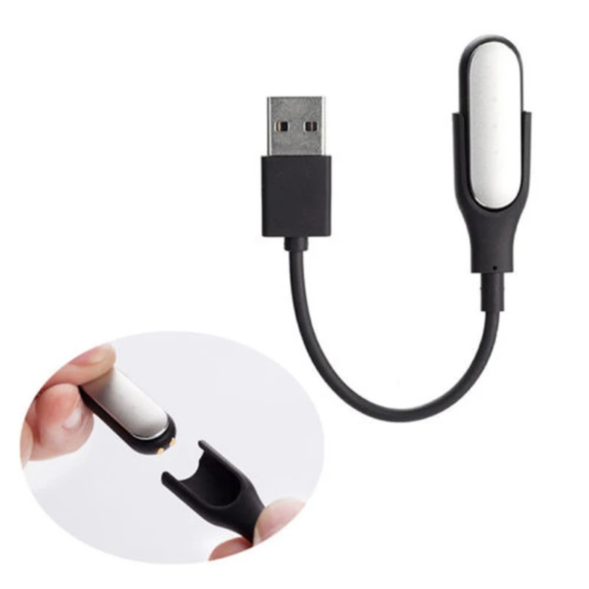 Cargador Usb Compatible Con Xiaomi Mi Band 2 Pulsera Inteligente