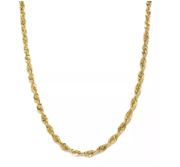 Cadena Torsal Oro 14 Kilates. Oro Fino Joyería. 