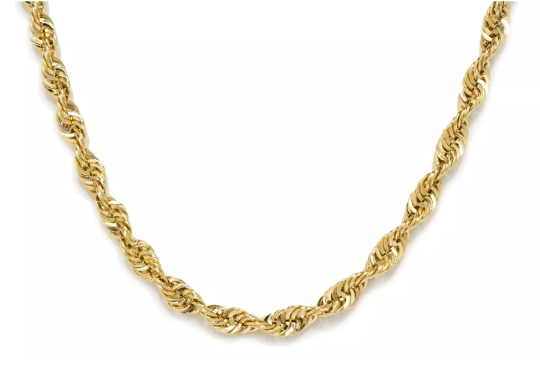 Cadena Torsal Oro 14 Kilates. Oro Fino Joyería. 