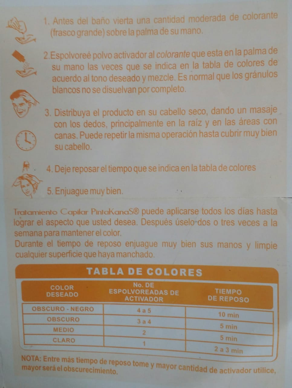 Pack 2 Pzas Merza Tratamiento Pintakanas Oscurece tus Canas