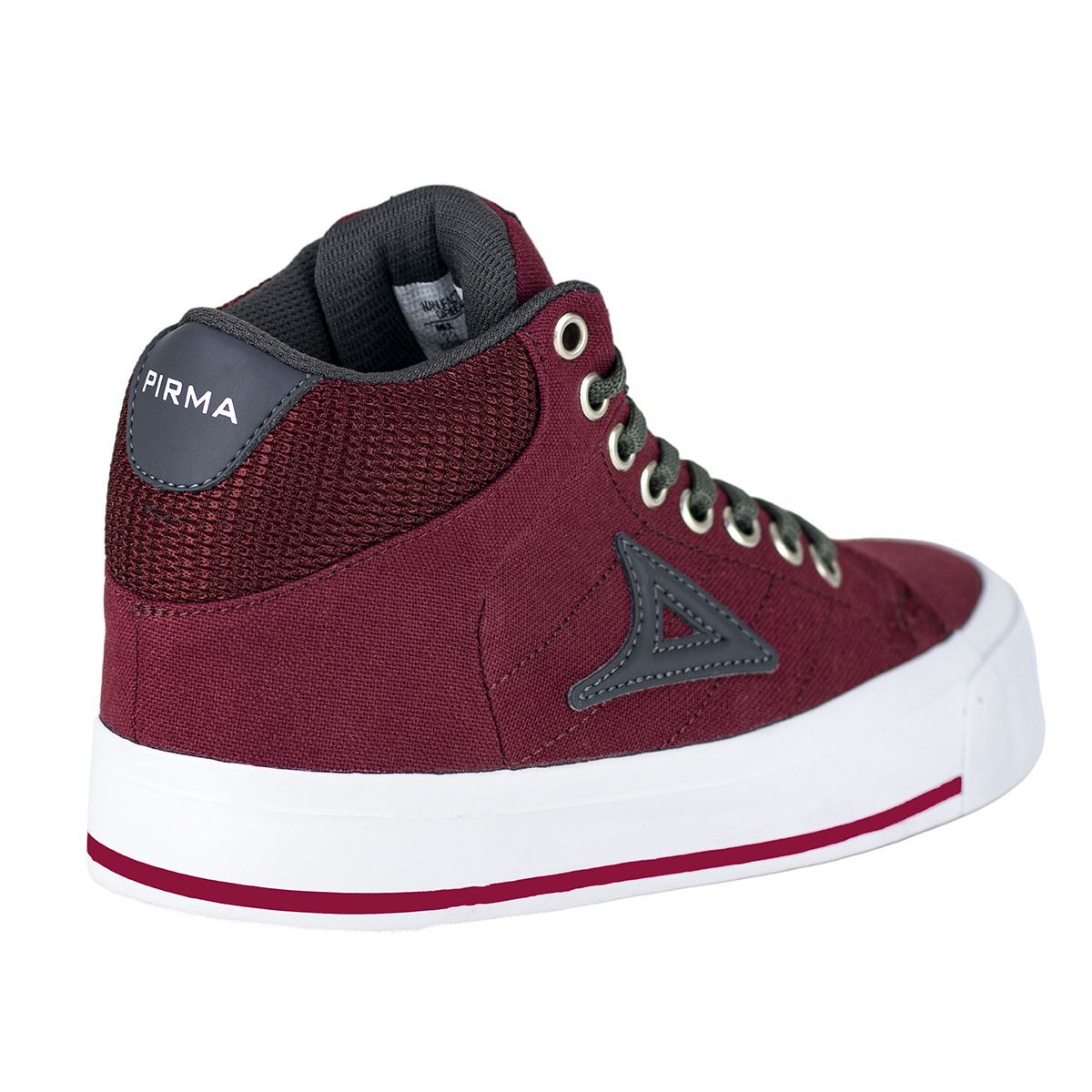 Tenis Pirma Urbanos Juvenil 6033 Guinda Oxford Bota Confort