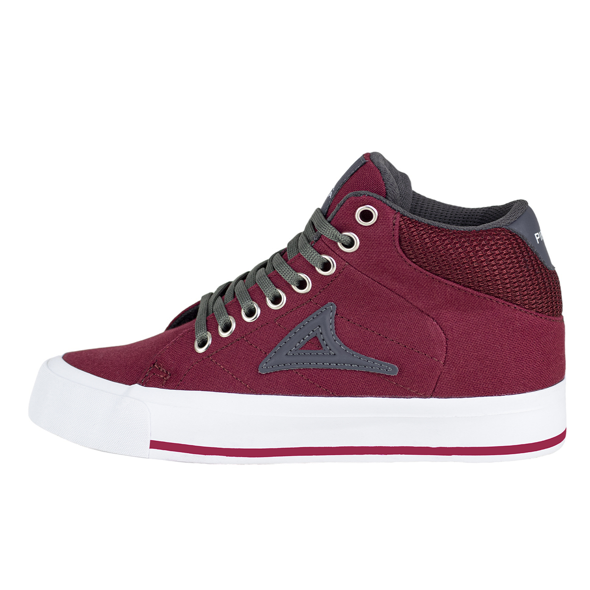 Tenis Pirma Urbanos Juvenil 6033 Guinda Oxford Bota Confort
