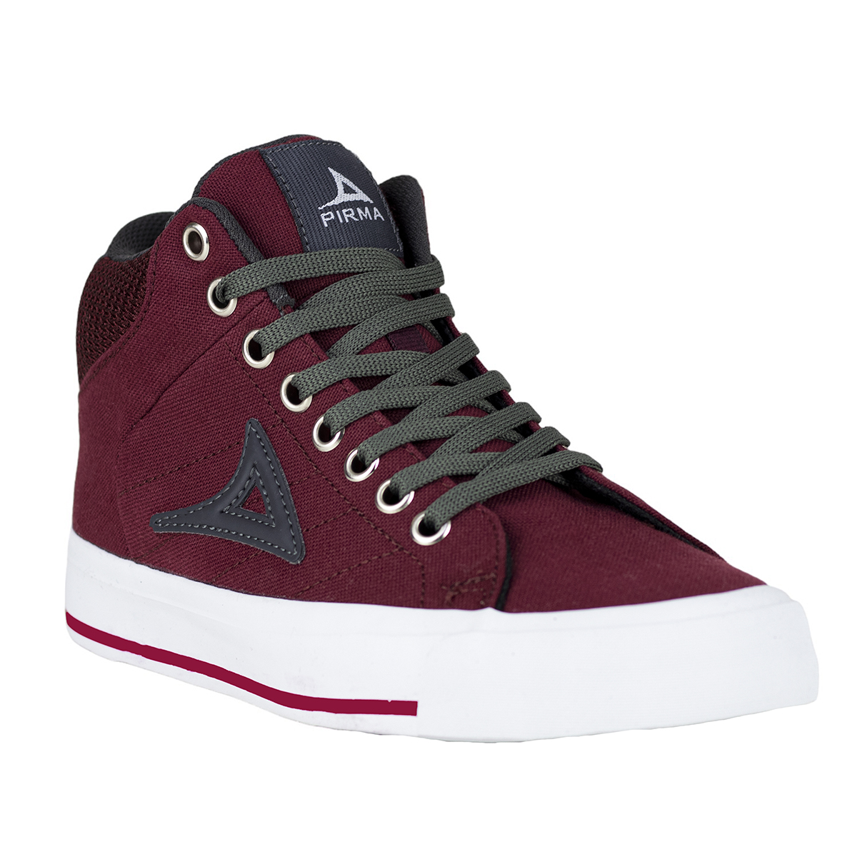 Tenis Pirma Urbanos Juvenil 6033 Guinda Oxford Bota Confort